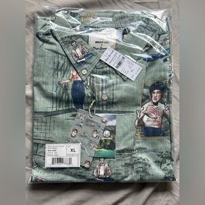 Bruce Lee Hollywood Icons Reyn Spooner Little Dragon Button-Down Aloha Shirt XL